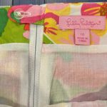 Lilly Pulitzer Fully Lined Yellow Pink Embellished Mini Pencil Skirt Size 10 Photo 8