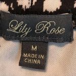 Lila Rose Lily Rose black and white skater style skirt size medium Photo 2