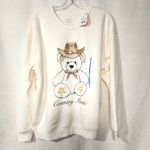 Zoe & Liv Cowboy teddy bear women's Large sweatshirt by Zoe Liv Photo 5