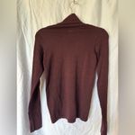 Athleta Maroon Turtleneck Long Sleeve Top Size Small Photo 1
