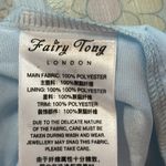 Fairy Tong London Chiffon Sheer Pastel Floral Dress Si… Yellow Size L Photo 15