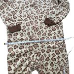 None Cheetah Print Juniors Onesie Pajamas With A Hood Photo 2