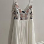 Lulus Daisy Petal Pickin’ Embroidered Dress Size L Festival Boho Whimsy Fairy Photo 2