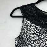 International concepts White House Black Market halter Sleeves top with black beaded neckline Sz XS Photo 3