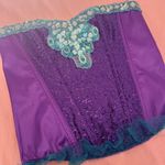 Leg Avenue  Purple and Teal Mermaid Corset Top Photo 1