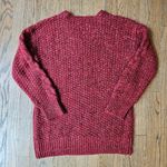 Adrienne Vittadini  V-Neck Red Sweater Size M Photo 4