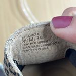 Lucky Brand Women's Gray Leopard Lucia Suede Lace Up Sneakers Sie 8.5 Photo 5