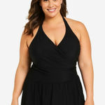 D&Co Beach Skirted Bathing Suit Plus Size 20WP New Without Tags Photo 0