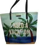 Kate Spade  talk the talk Bon shopper tote - I need a vacation handbag purse Photo 1