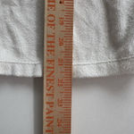 FAHERTY Cabana Towel Terry Top Short Sleeve Button Up Egret White Size Small Photo 7