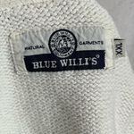 Blue Willi’s • Ivory White Cable Knit Sweater Vest Size XXL Photo 3