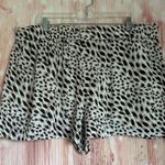 EXPRESS Spotted Animal Print High Waist Pull On Shorts Photo 5