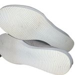 Adrienne Vittadini  Trink Silver Distressed Leather Oxford Flats 6.5 in EUC Photo 4