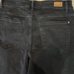 Judy Blue  Jeans Womens Size‎ 14W Skinny Fit Distressed Raw Hem Black Cheetah Photo 5