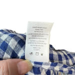 Rails  Malia Dress in‎ Navy Blue Gingham Wrap Dress Size Small Photo 13