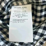 Michael Kors Black and White Houndstooth Jacquard Skinny Pants in size 6 Photo 7