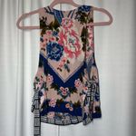 Free People  Tank Top Size S Sweet Love Side Tie Boho Festival Feminine Bow Tie Photo 6