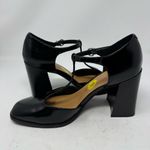 Nine West  J Rett Mary Jane T Strap Block Heel Black Size 9 Photo 3