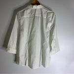 Eddie Bauer  XXL Wrinkle‎ Free Slim Fit White Black polka Dot CP9010 Photo 2