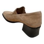 Lisa Says Gah Suede Leather Block Heeled Loafers Size 9 Photo 6