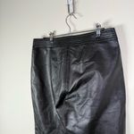 Margaret Godfrey Black Genuine Leather Pants Size 6 Photo 3
