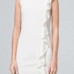 White House | Black Market NWT WHBM Shift Dress With Ruffle Detail size medium Photo 0