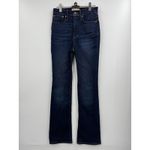 Madewell  Jeans‎ Womens 25 Dark Wash Skinny Flare Stretch Denim 5 Pocket Pants Photo 4
