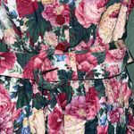 Vintage 80s Rose Garden Belted Dress Lady Carol of New York Pink Size L Photo 5