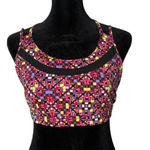 Victoria's Secret  VSX Sports Bra Geometric Mesh Strappy‎ Size L Activewear Photo 0