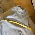 Lululemon  Gone for the Week Dress Grey Ribbed High‎ Neck Size Small Photo 5