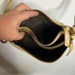 Anthropologie Vilenca Holland cream woven leather crossbody purse 9.5” x 7.5” Tan Photo 8