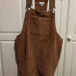Overall Dress Brown Size 1X Photo 0