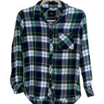 Rails  Hunter Plaid Button Down Shirt‎ Green Navy XS Photo 0