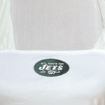 NFL Team Apparel All Sports Couture New York Jets Mesh Neck Shirt White Medium Photo 2