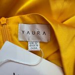 NWT Yaura Yellow Halter Satin Maxi Dress Women's Size UK 12 US L Size L Photo 9
