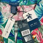 Caribbean Joe Island Supply Co. Tunic Dress S Garden Multi Floral Print UPF 50+ Pink Photo 3