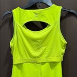 Gaiam  Neon Green Women's Tank Top, Removable Pads, Size Small Photo 5