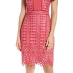 Nordstrom Elegant Pink Lace Midi Dress Harlyn Photo 0