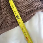 Womens Crochet Mini Skirt Cover Up Brown Size M/L Summer Beach Side Tie Size L Photo 4