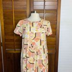 Sugar Lips  Pantone Peach Multicolor Retro Maxi Dress​ Photo 4