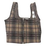 Hollister Women's Sleeveless Top Front Zip Cropped Tank Size XS Photo 0