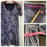 Fresh Produce Fresh Produce XS Leaf Cotton T-Shirt Dress Made in USA Pockets Boho Coastal Photo 12