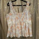 Torrid Pastel Floral Babydoll Challis Corset Sleeveless Top 0 L 12 NWOT Photo 1