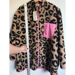 Southern Stitch Leopard Pink Trim Full Zip Sherpa Jacket L/XL NWT Photo 4