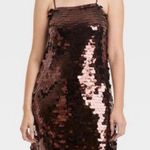 A New Day Brown Sequin Party Dress Photo 0