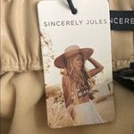 Sincerely Jules Size Extra Small XS Women's Tan Vegan Leather Shorts NWT Photo 8