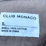 Club Monaco  Womens Jacket Hooded Lightweight Casual Utility 100%‎ Cotton Brown S Photo 8