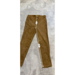 Talbots Women's Genuine Brown Suede Pants Size 4 Photo 4