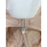 Wacoal Lovely Lace Nude Bra Size 36D Sexy Underwire Sheer Mesh Adjustable 85188 Photo 4