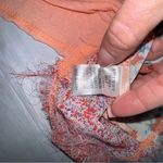 & Other Stories Free People vibes Orange Short Sleeve Tee with Floral Ruffle Sleeves Photo 3